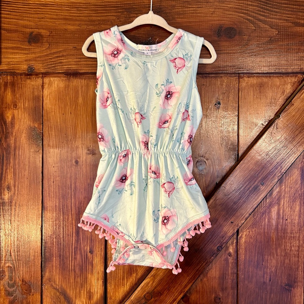 BAILEY'S BLOSSOMS One Piece Sleeveless Romper